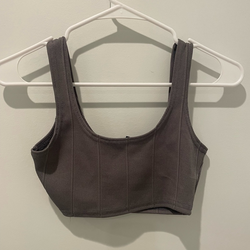 Dark Gray Two Piece Set